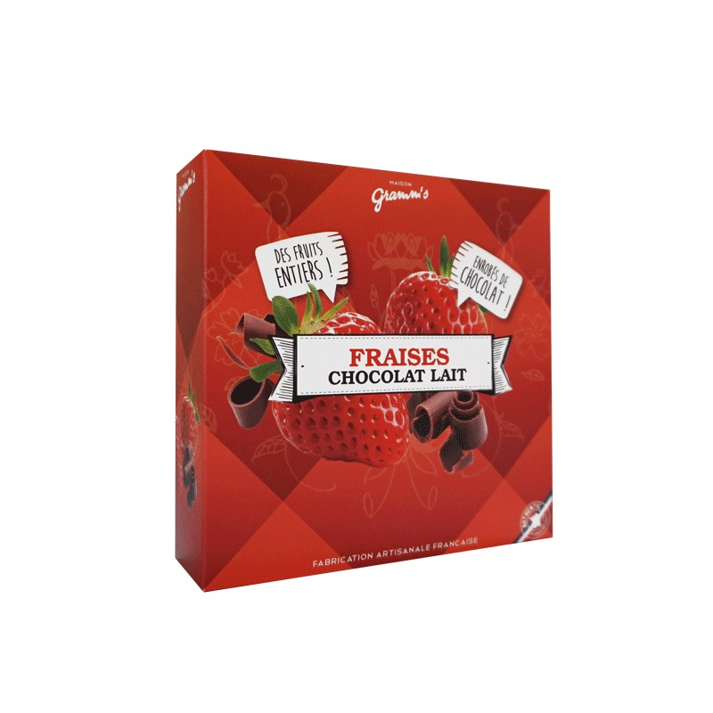 fraises enrobees de chocolat 